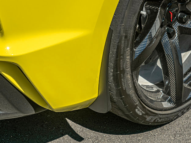 2020+ CHEVROLET CORVETTE C8 Z06 & E-RAY | MATTE BLACK XL EXTENDED FRONT SPLASH GUARD
